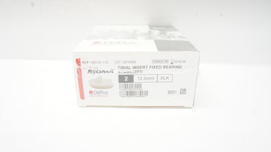 DePuy 1581-21-112 Sigma Tibial Insert Fixed Bearing Stabilized 2 x 12.5mm (x)
